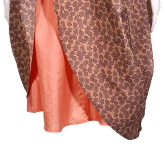 Myrtlewood of California Womens Dress Size XS Coral Lavender Mini Floral Lined - Picture 8 of 10